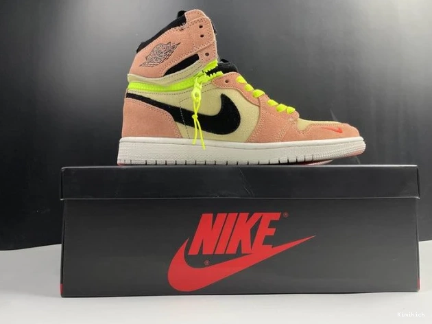 820 CW6576- Jordan Peach 1 Switch Air High HighQuality 0622